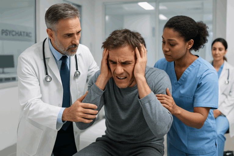 الذهان الحاد فهم الأعراض والتعامل مع النوبة الأولى قبل فوات الأوان