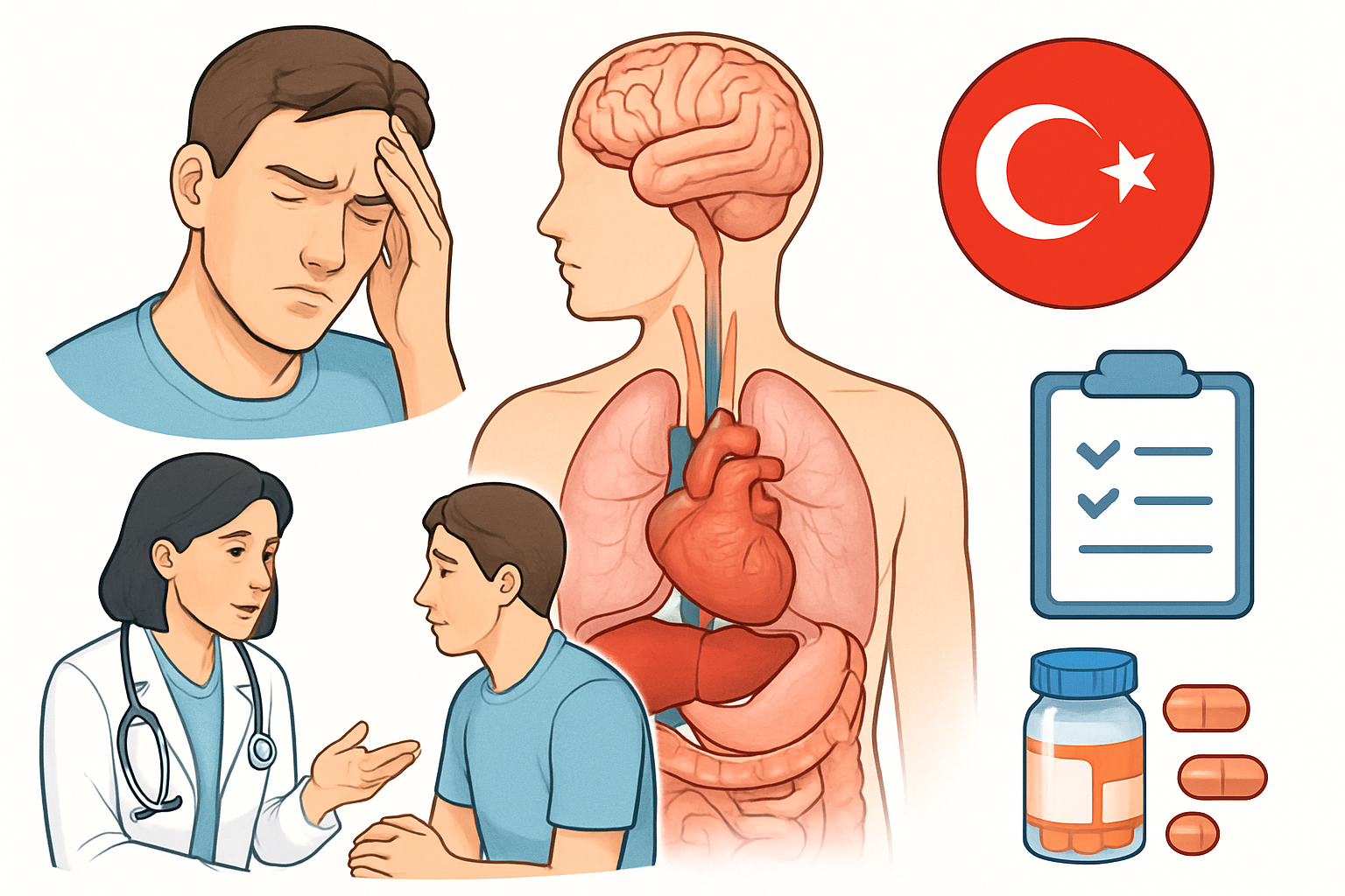 اضطراب القلق العام الشديد في تركيا: دليل شامل للتشخيص والعلاج