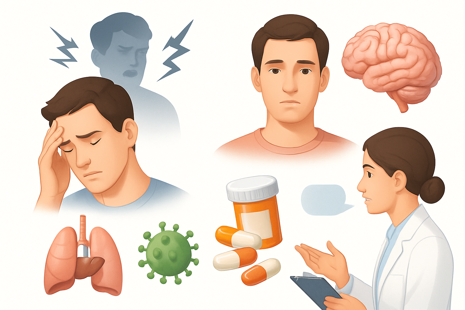 الذهان التفاعلي القصير انهيار نفسي مؤقت بعد أزمة شديدة