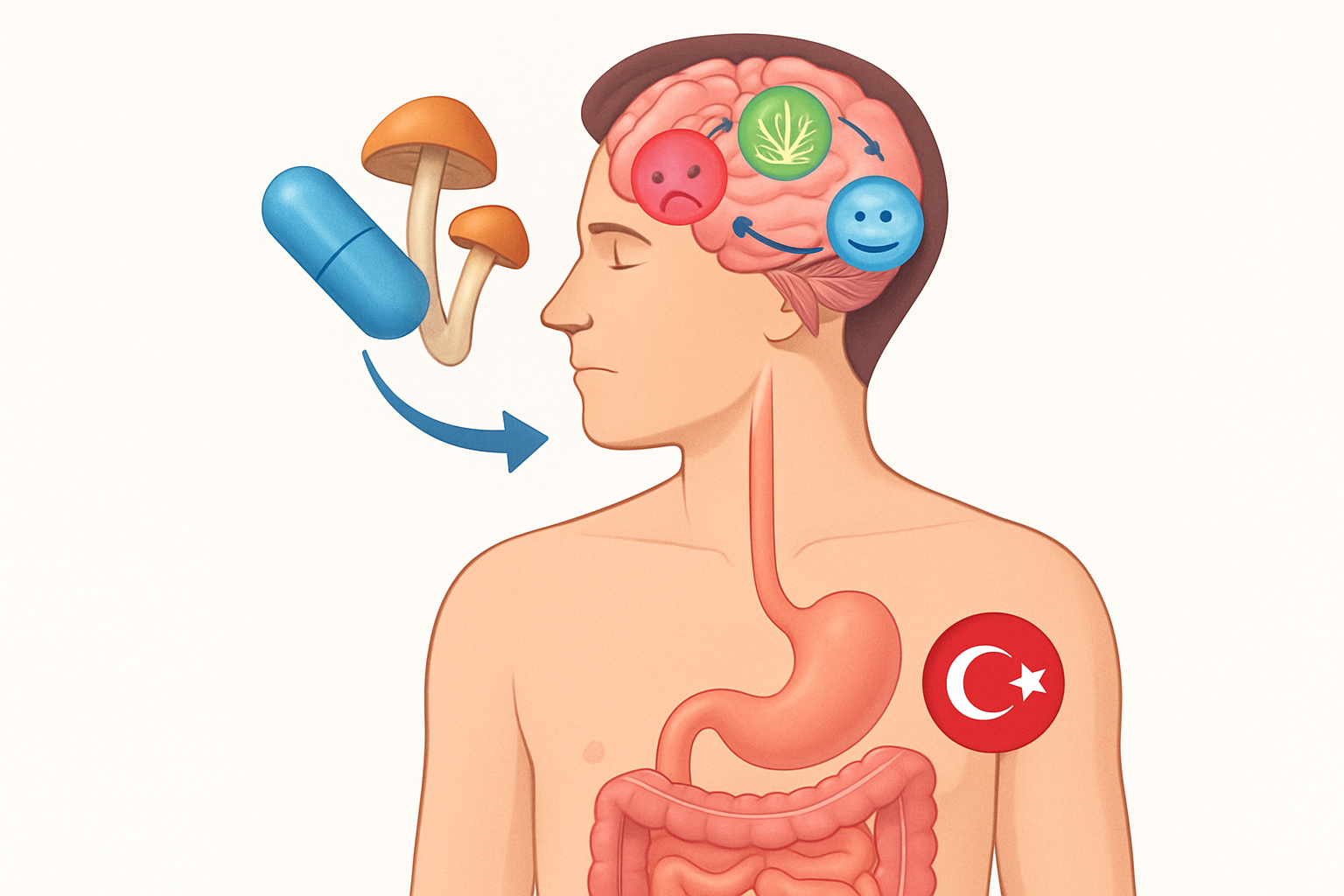 العلاج بمساعدة السيلوسيبين الفطر السحري أبحاث واعدة تقود ثورة في علاج الاكتئاب والإدمان في تركيا
